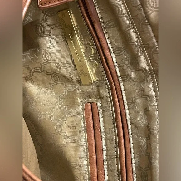 Ivanka Trump Brown Leather Purse with chain - Picture 7 of 7